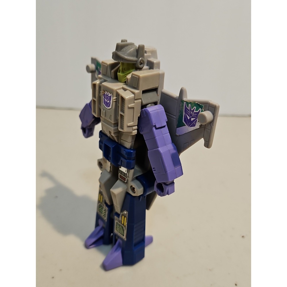 Transformers G1 Decepticon Targetmaster Needlenose  Jet Hasbro Takara 1988 - Picture 9 of 10